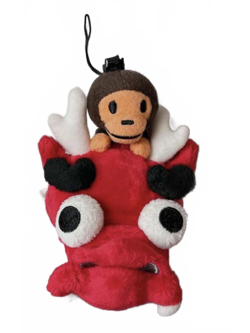 BAPE x Baby Milo x Chocolate Dragon Plush Clip On